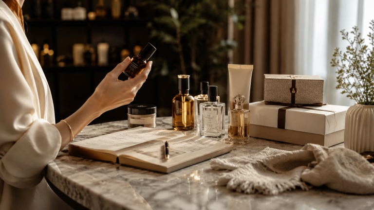 Comparaison de produits de beauté pour un guide d’achat